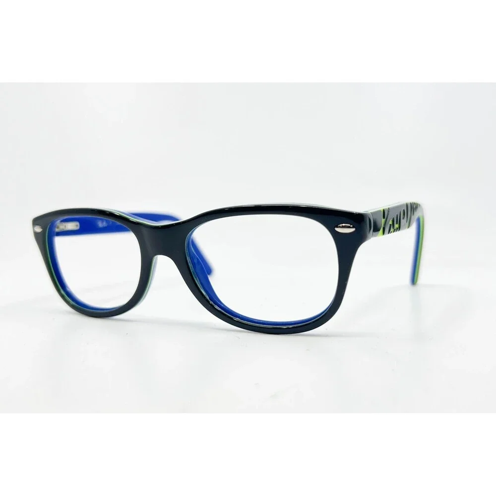 Ray-Ban Eyeglasses Frames Kids Blue Green RB 1544 3600 48-16-130